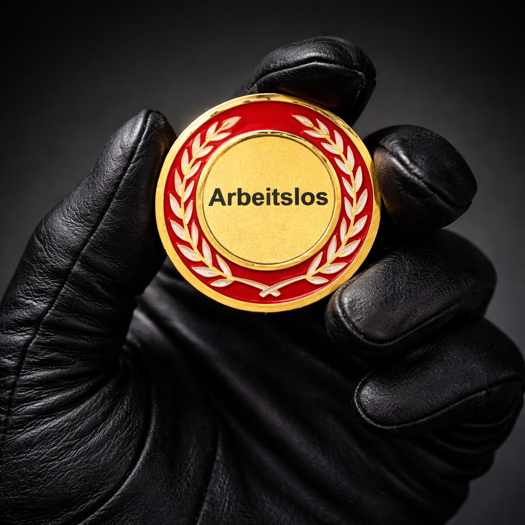 Arbeitslosen Münze